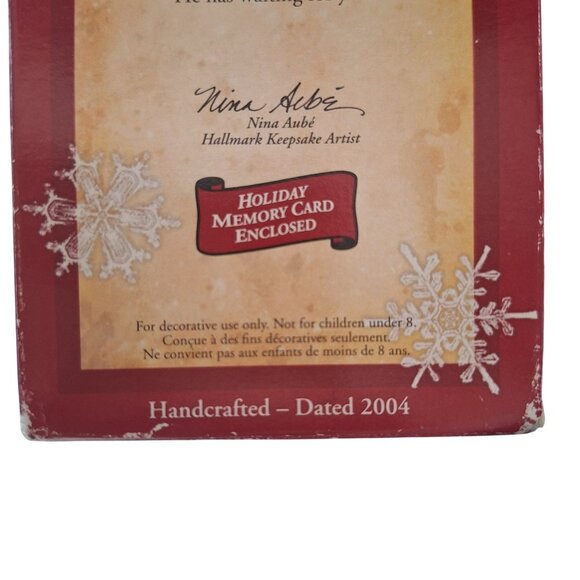 Hallmark Keepsake Ornament Godchild With Lamb 2004 Handcrafted Christmas Decorat - Picture 6 of 9